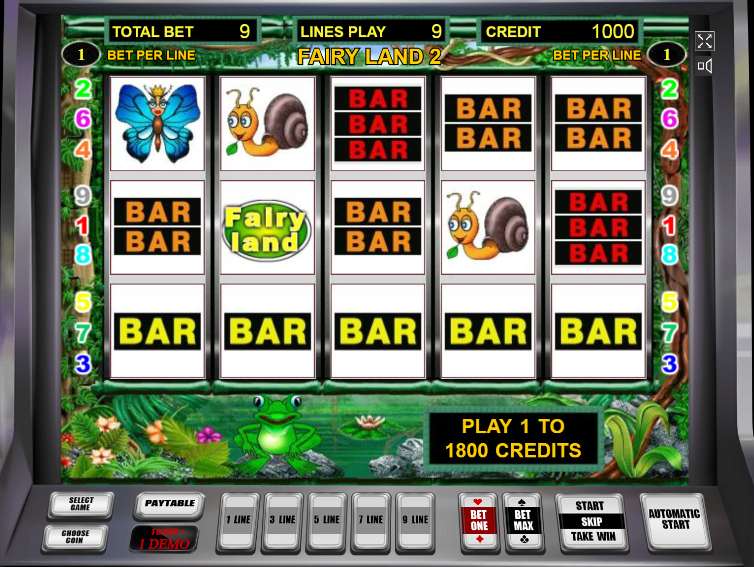 Игровой автомат Fairy Land играть онлайн бесплатно без регистрации